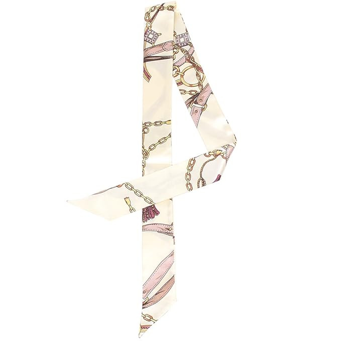 Blyyasgi Lady Girls Bag Twilly Handbag Handle Ribbon Scarf Package Silk Band Fashion Hair Head Band | Amazon (US)