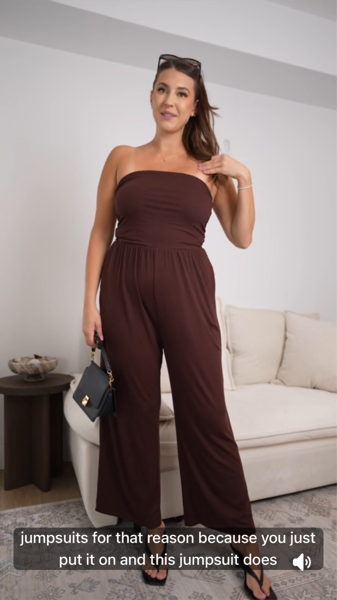 Chocolate strapless jumpsuit chic 🤎

jumpsuit, strapless jumpsuit, brown outfit, summer outfit, neutral outfit, amazon fashion, affordable style, wide leg jumpsuit, minimal chic, vacation outfit

#LTKootd #LTKSeasonal #LTKdayinmylife