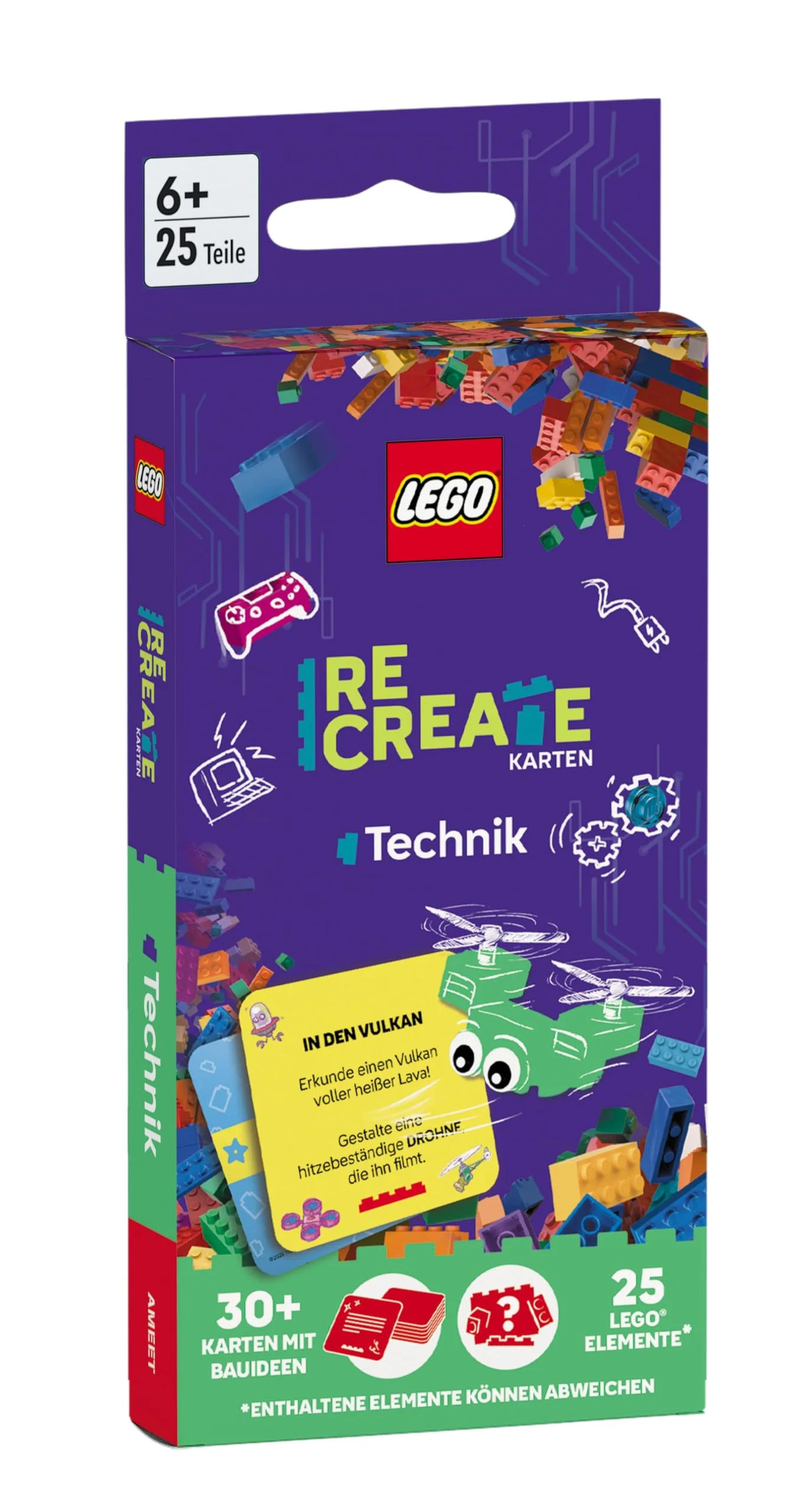 LEGO® - ReCreate Karten - Technik: mit LEGO Elementen (Paperback) | Walmart (US)