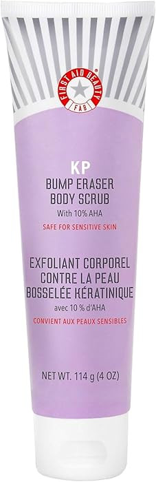 First Aid Beauty - KP Bump Eraser Body Scrub with 10% AHA, Keratosis Pilaris Skin Exfoliater with... | Amazon (US)
