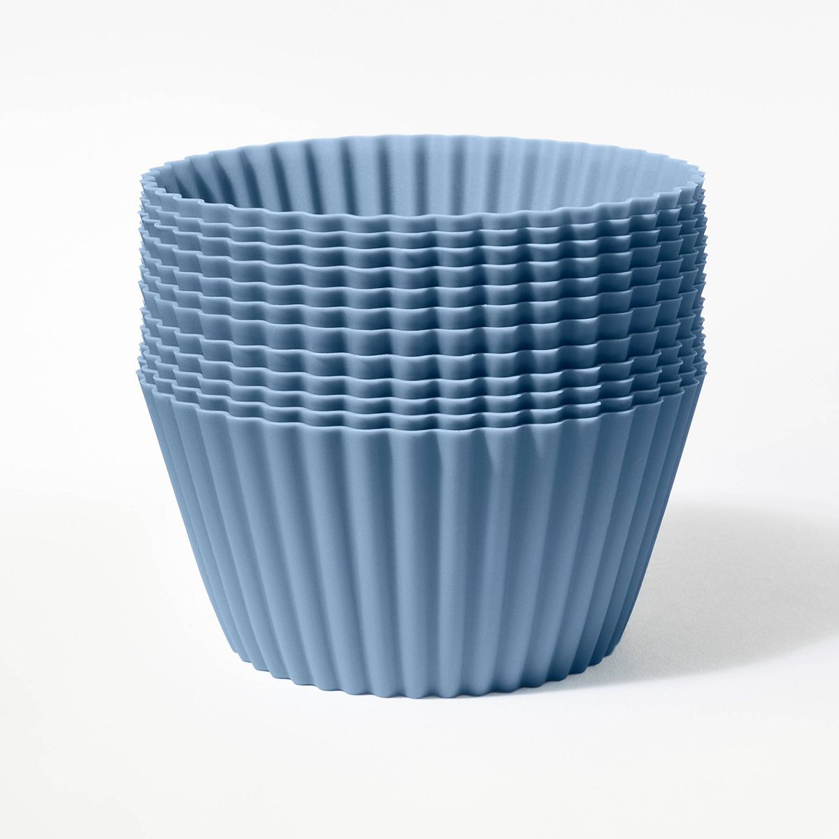 12ct Silicone Baking Cups Blue - Figmint™ | Target