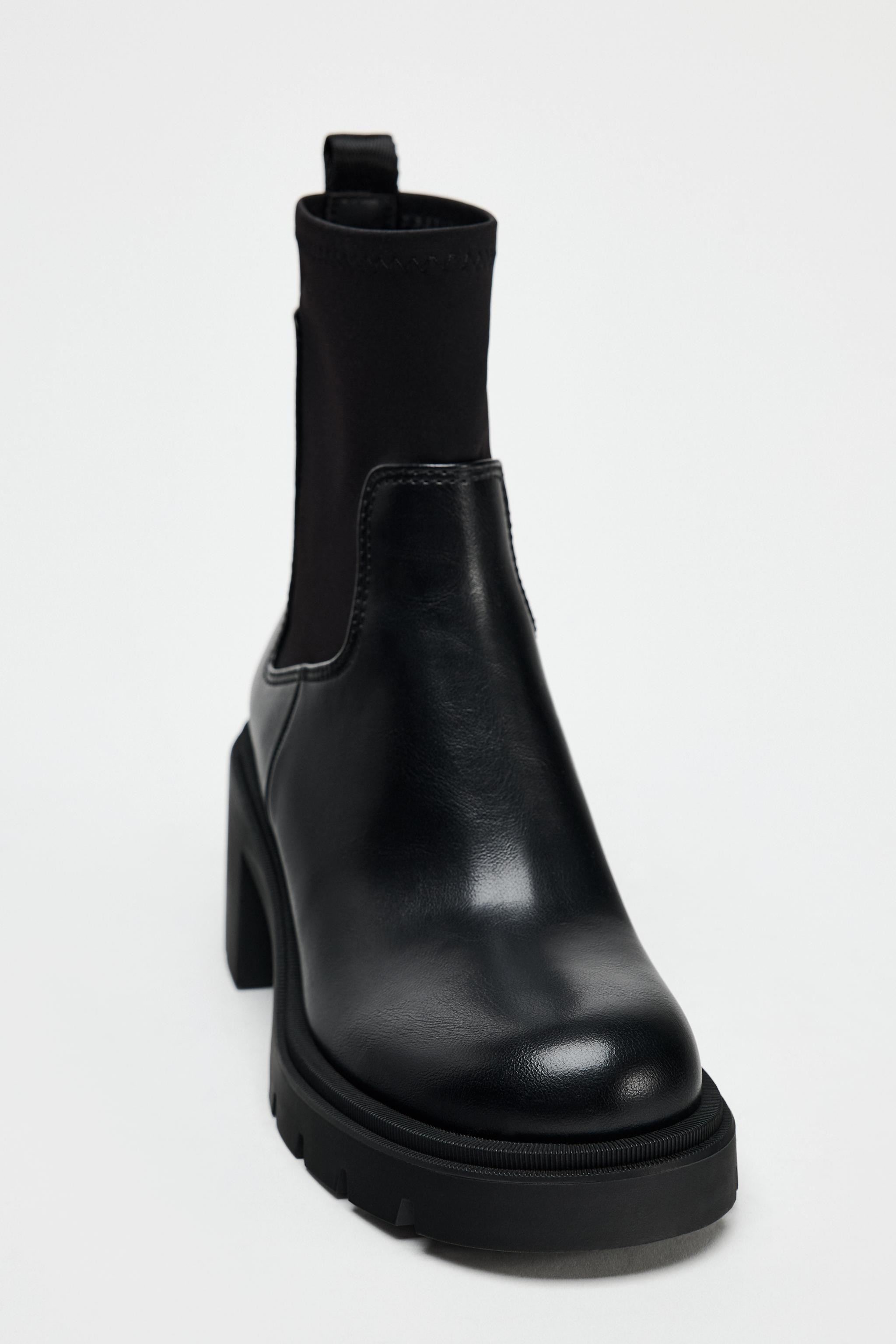 NEOPRENE EFFECT CHELSEA BOOTS | Zara US
