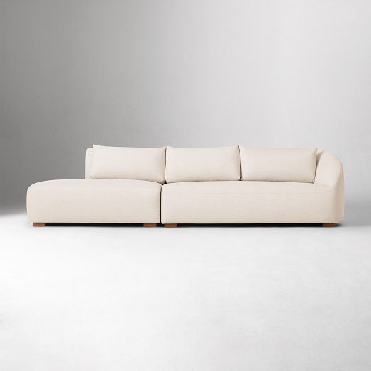 Aviana 2-Piece Bumper Sofa (123") | West Elm (US)