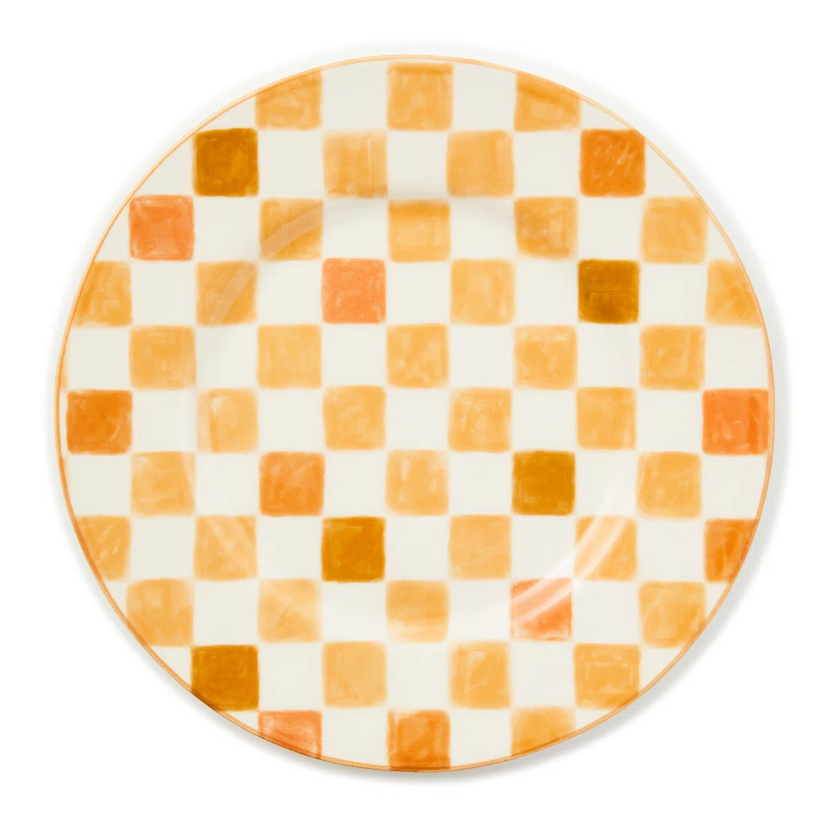 Honey Check Dinner Plate | Wayfair North America