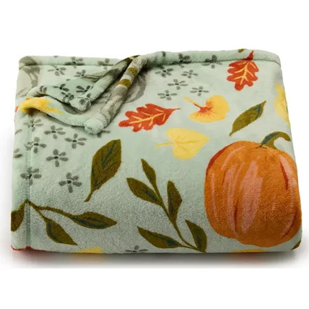 The Big One Throw Blanket Plush Super Soft Warm Cozy Oversized 60 x 72 inch, Fall Harvest | Walmart (US)