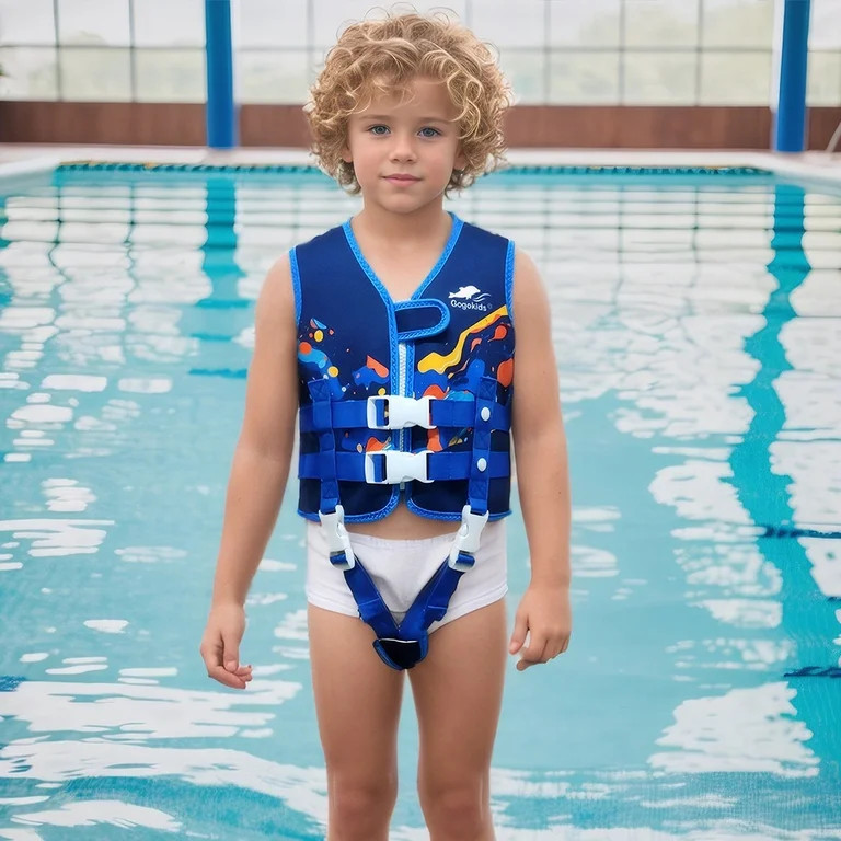Gogokids Kids Swim Vest Life Jacket,Toddler Float Swimsuit Buoyancy Swimsuit for Girls/Boys Age 1... | Walmart (US)