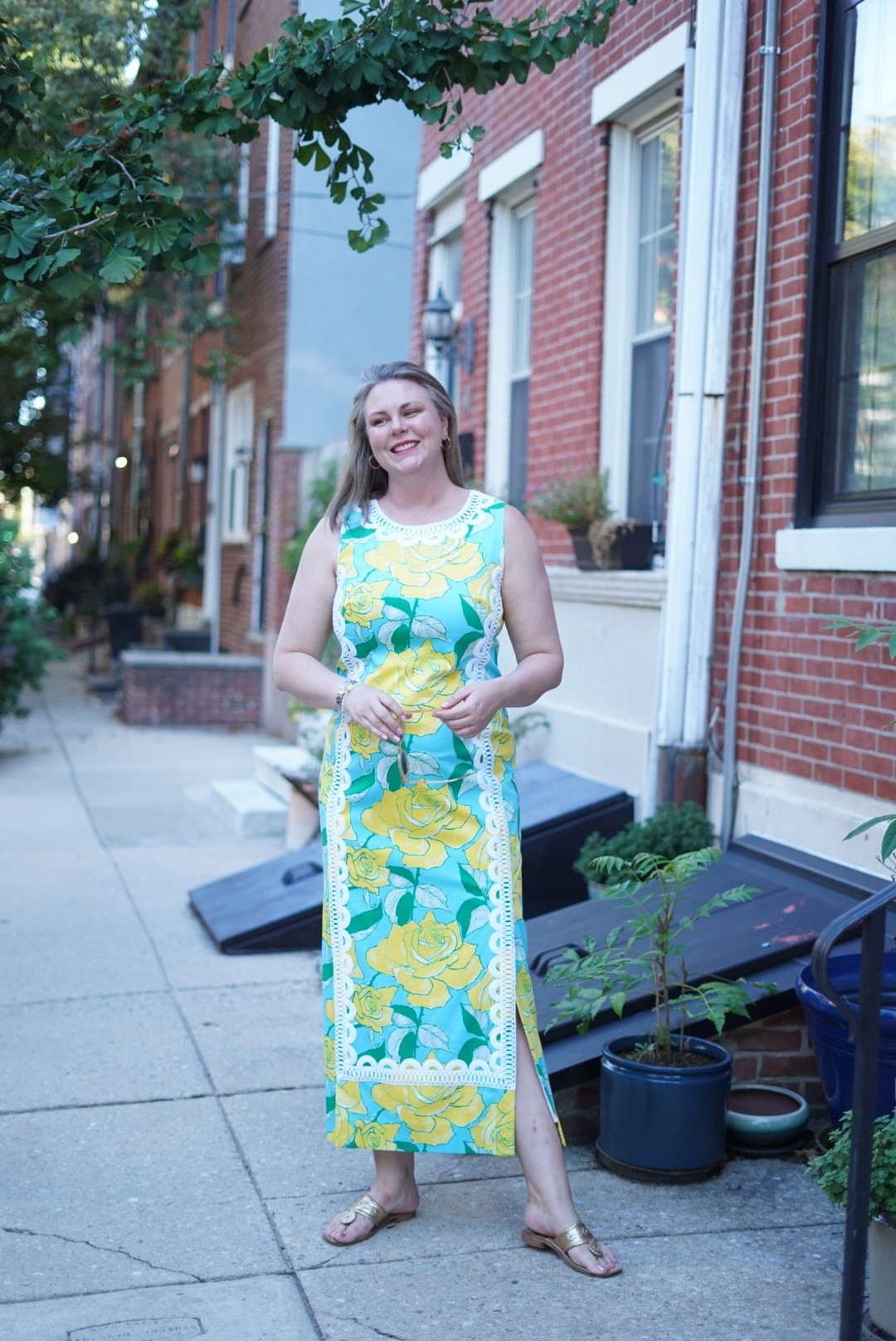 Vintage-inspired Lilly Pulitzer 💛🩵💚

#LTKMidsize #LTKOver40 #LTKSeasonal