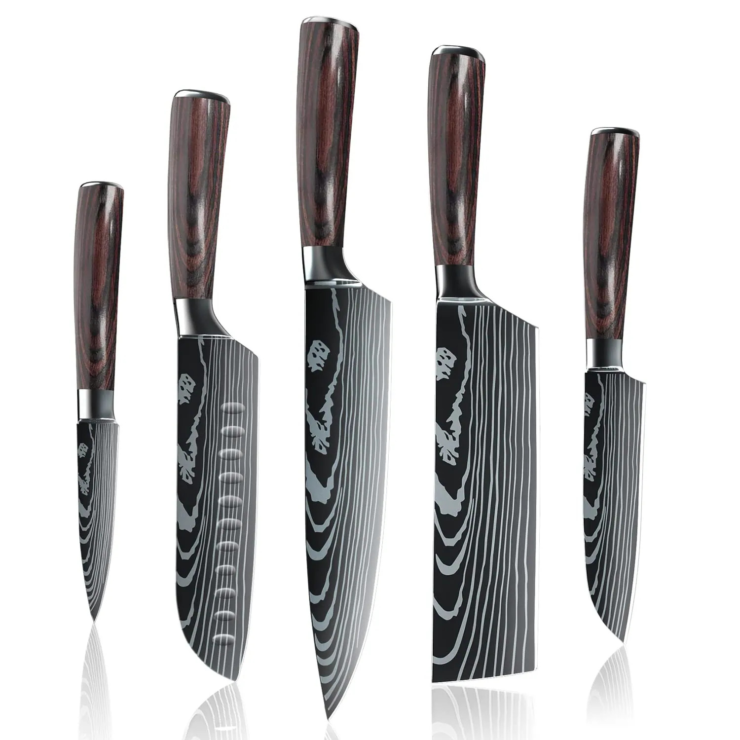 Chef Knife Set, Kitchen Chef's Knives Set Stainless Steel Sharp Japanese Boxed Knives Set, 5 PCS Knife Set | Bed Bath & Beyond