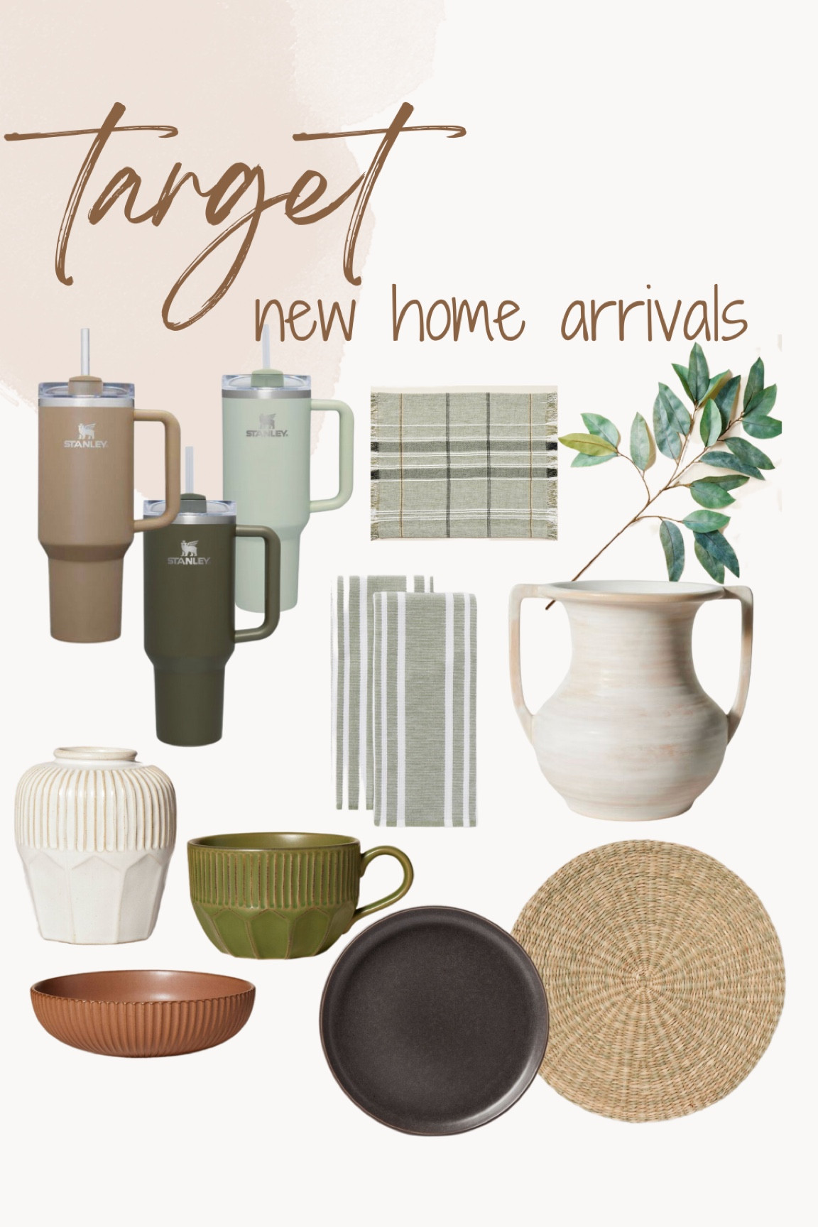 Target new home arrivals - hearth and hand - studio McGee - vases - Stanley tumbler - fall home decor - fall branches - chargers - fall place setting - fall home - fall kitchen - fall tablescape - Halloween decor 

#LTKSeasonal #LTKhome #LTKunder50
