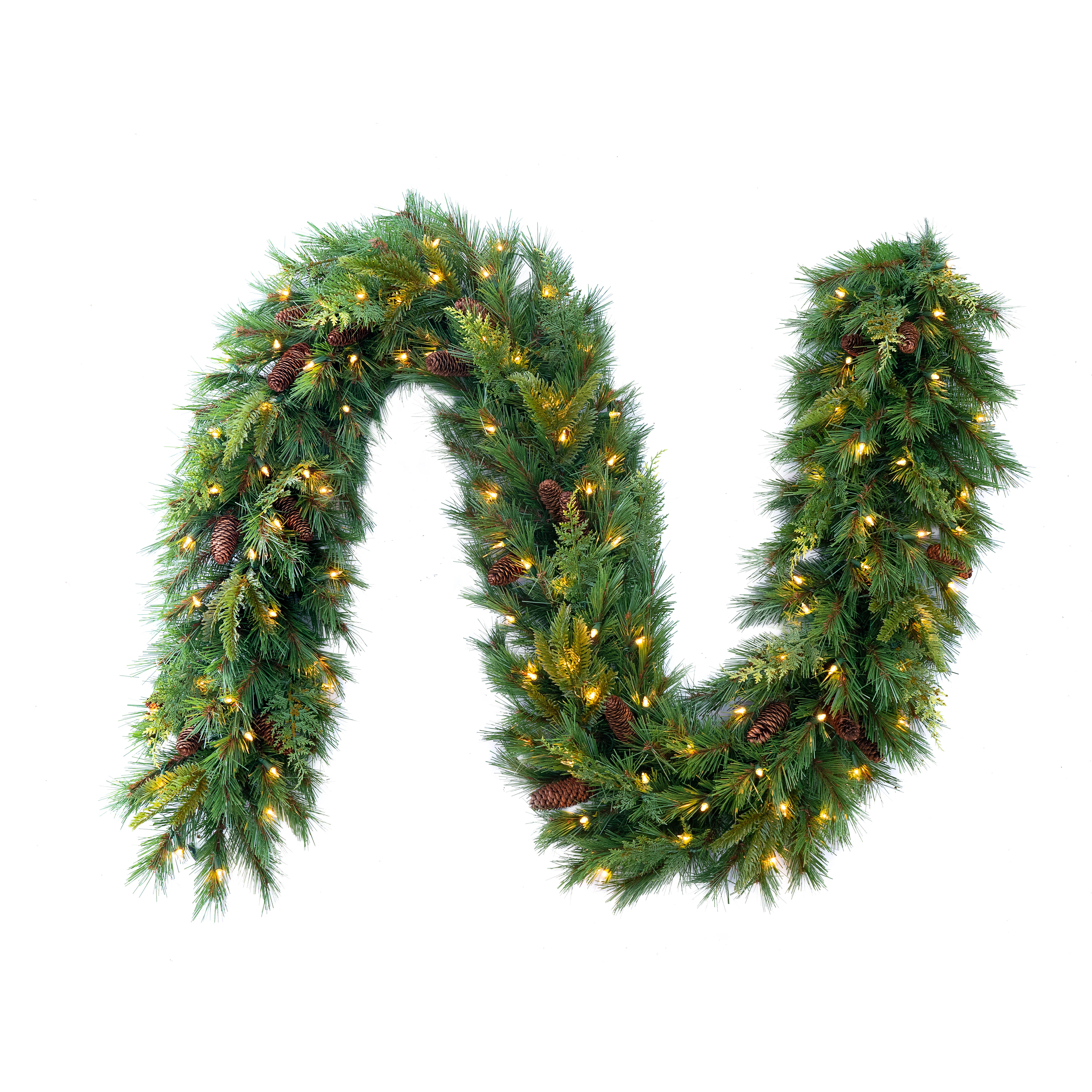 108'' in. Lighted Garland | Wayfair North America