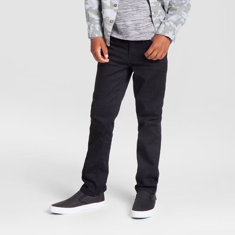 Boys' Straight Fit Stretch Jeans - Cat & Jack™ | Target