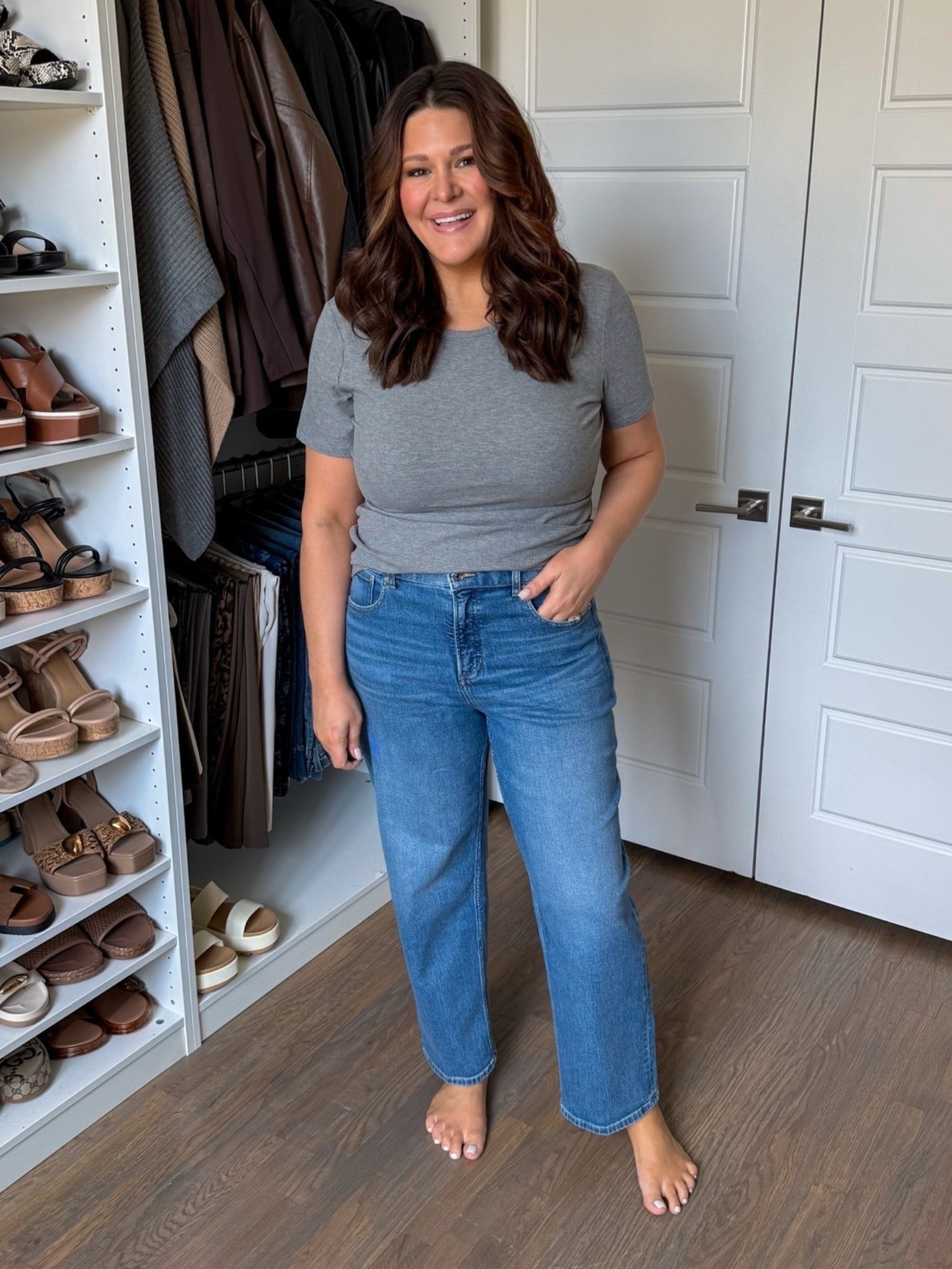 Spanx Jeans try on
Size: XL

#LTKootd #LTKgrwm #LTKMidsize