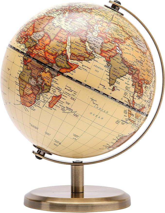 Annova Antique Globe Dia 5.5-inch / 14CM - Educational/Geographic/Modern Desktop Decoration - Sta... | Amazon (US)