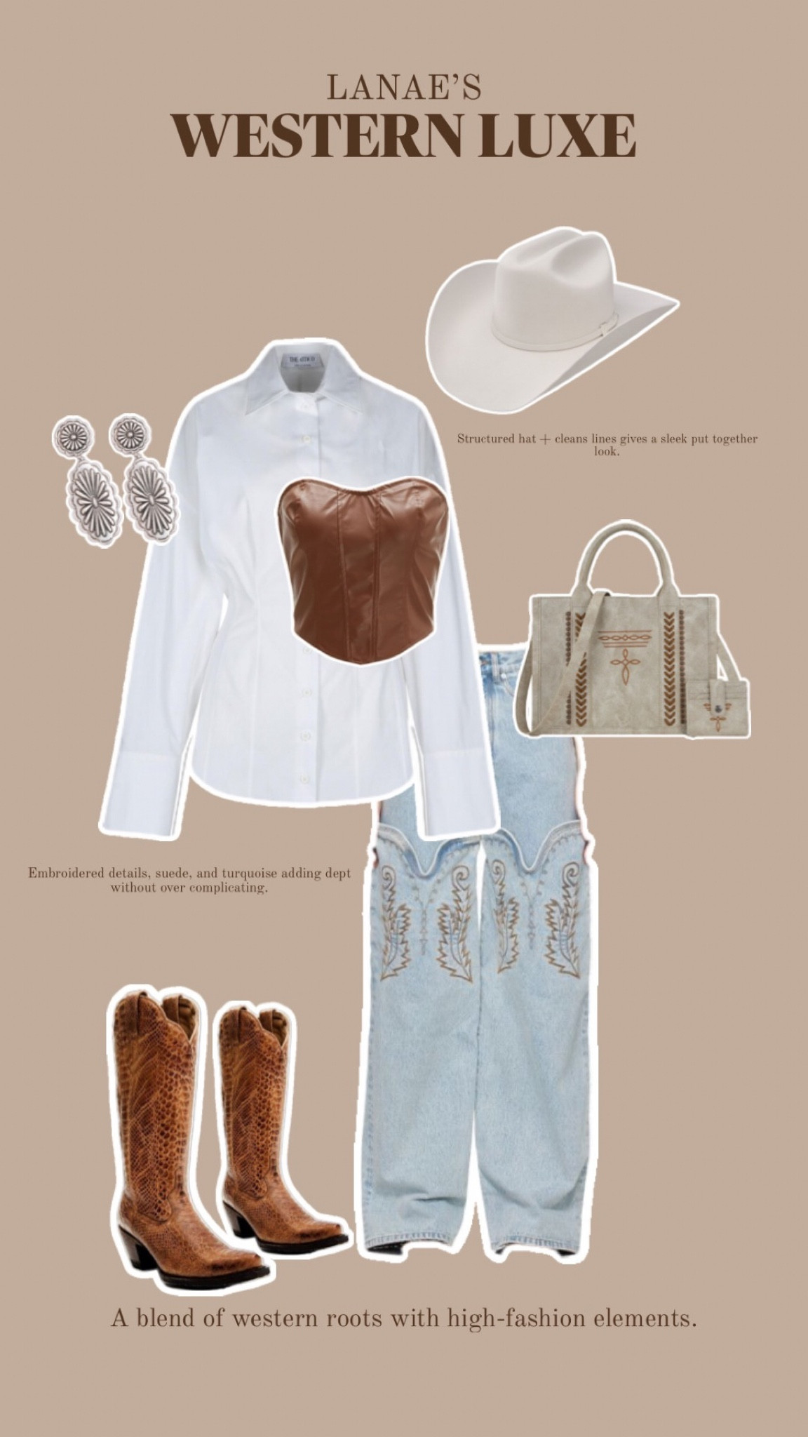 Western, but make it luxe. 🤠✨ Linked all the details so you can get the look—structured, effortless, and perfectly elevated. Shop it now on my LTK! #LTKWestern #StyledByLanae