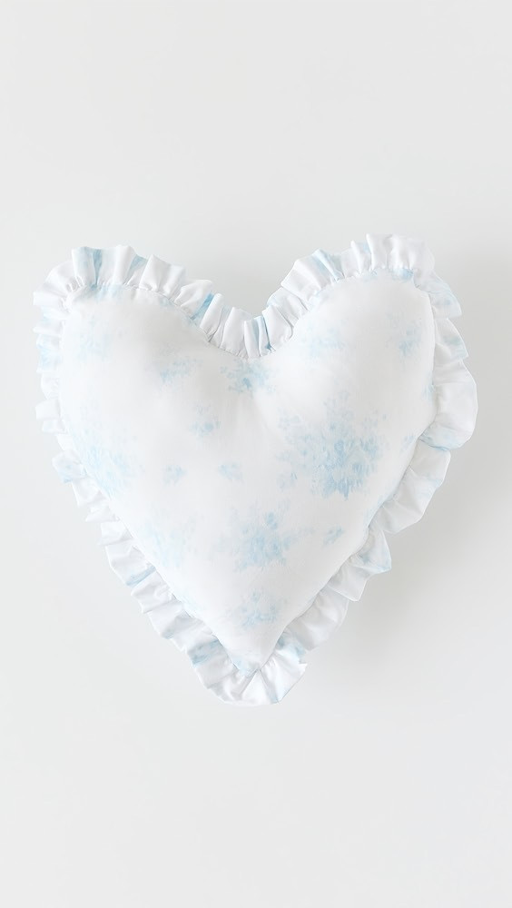 Heart Ruffle Pillow | Shopbop