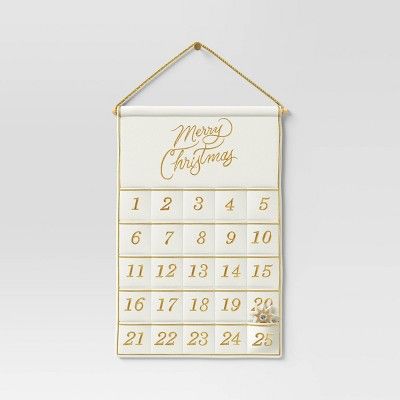 Merry Christmas Fabric Countdown Calendar - Threshold™ | Target