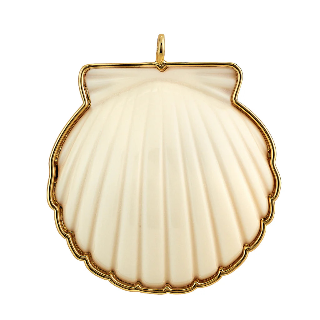 Ivory Scallop Shell Pendant | ASHA by ADM