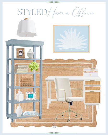 Coastal Grandmillennial style finds for your home office! 

Bookshelf styling, shelf styling, home office chair, home office desk, home office decor, work from home, local artist, pottery barn desk, Amazon desk chair, Ballard designs book shelf, Amazon decor, Amazon home 

#LTKhome #LTKstyletip