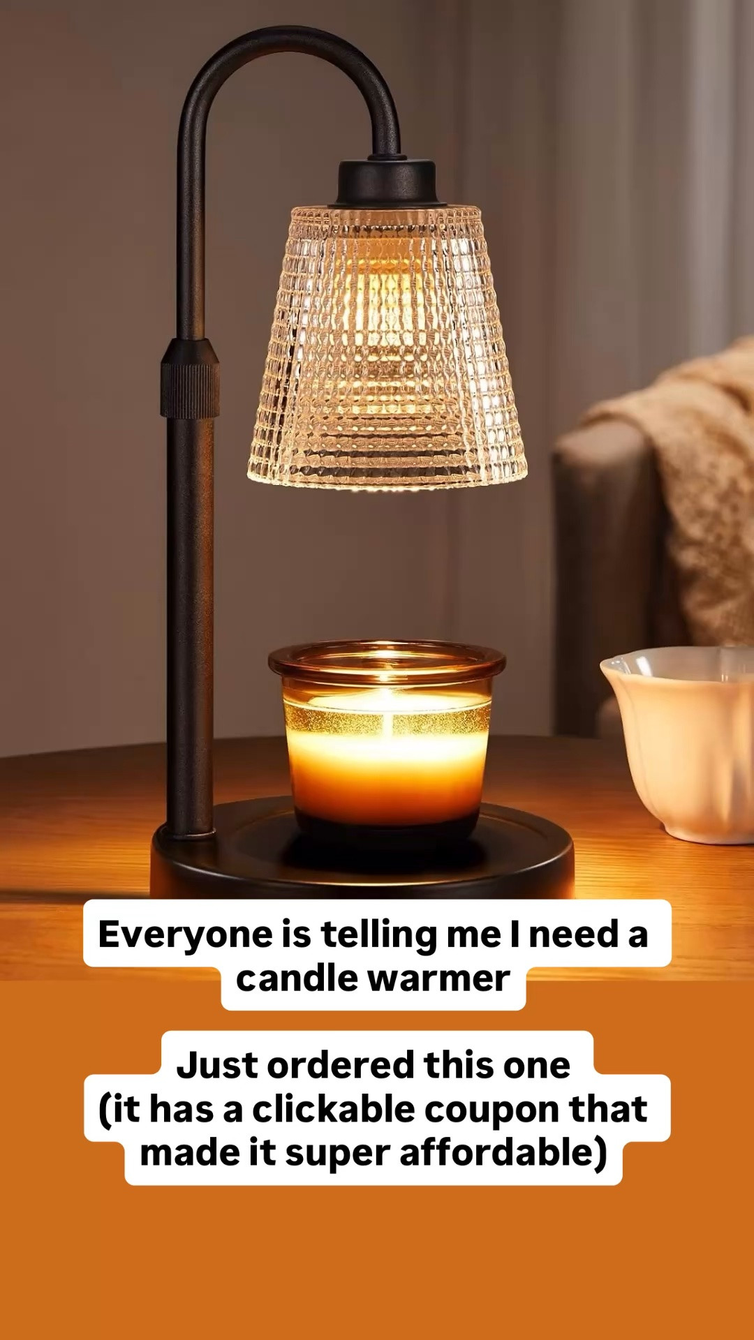 With my current candle obsession - everyone was telling me I needed a candle warmer

I just ordered this one (it has a clickable coupon that made it super affordable!)

#LTKHome #LTKSaleAlert