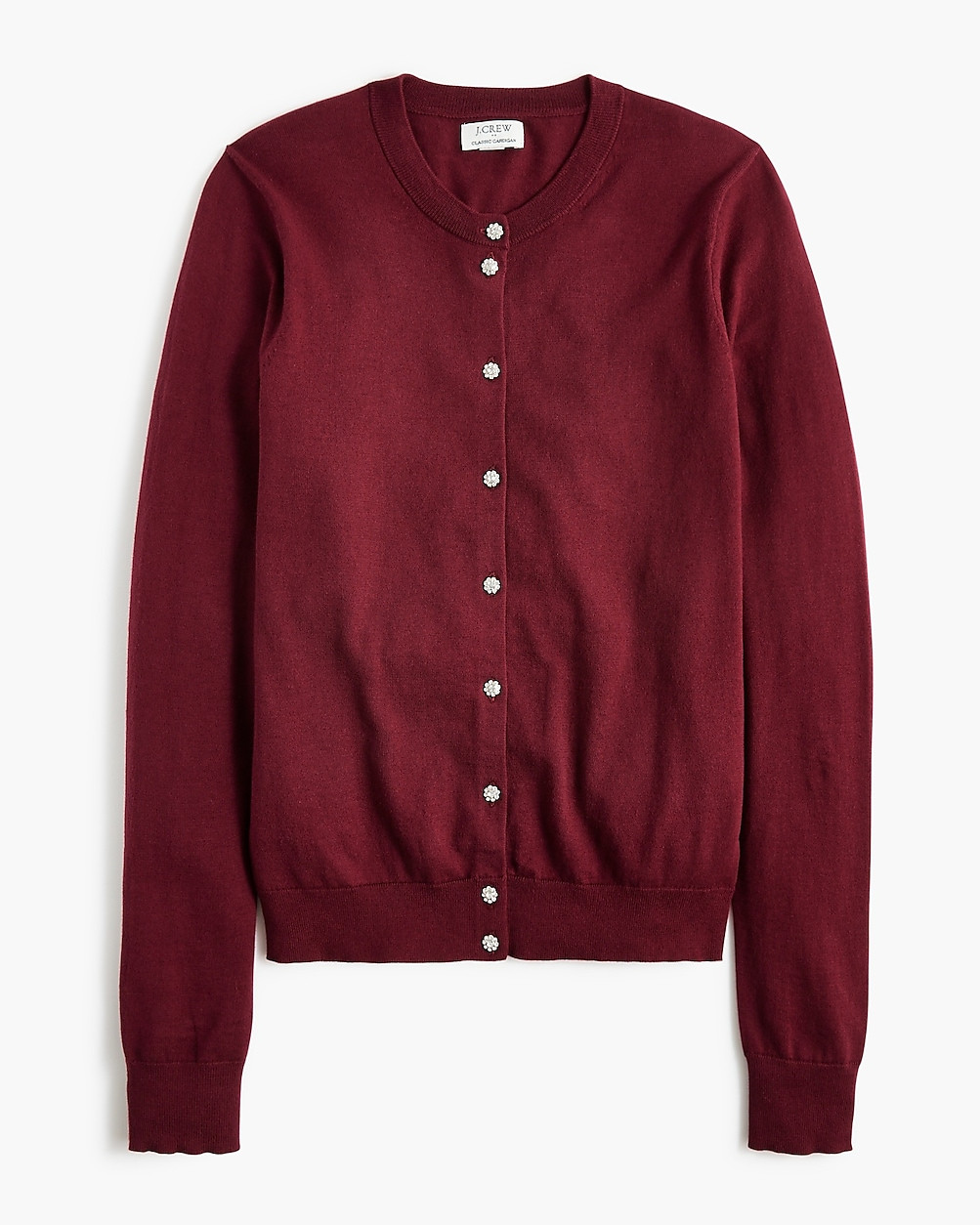 Jeweled classic cardigan sweater | J.Crew Factory