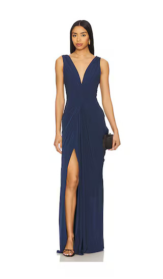 Leo Gown in Deep Sea | Revolve Clothing (Global)