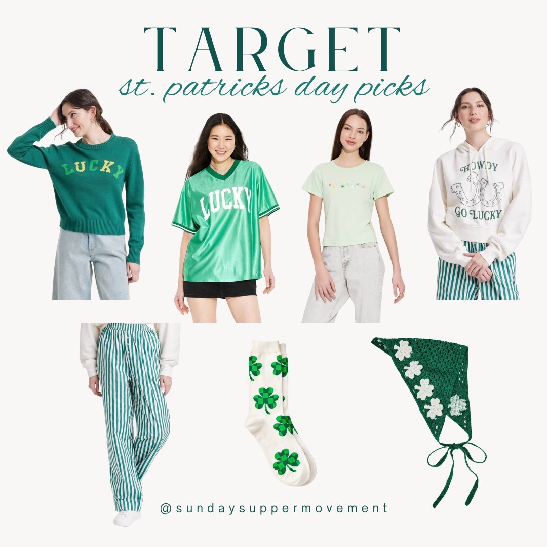 Some recent finds for St. Patrick’s Day from Target! 🎯 

#LTKPetite #LTKMidsize #LTKFindsUnder50