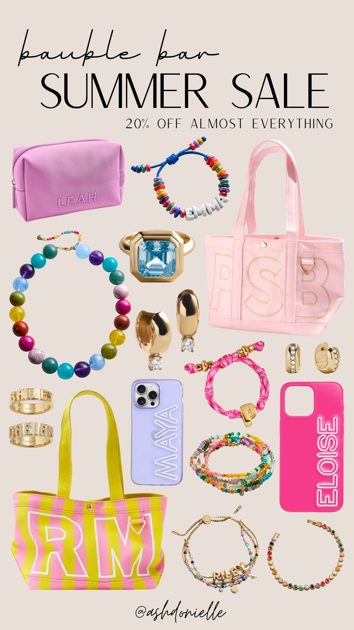 Bauble Bar Sitewide Sale 20% off

gold layered necklaces
chunky statement earrings
woven summer handbags
beachy charm bracelets
oversized fashion sunglasses
waterproof everyday jewelry
straw tote bag styles
stackable gold rings
vacation hair accessories

#LTKSeasonal #LTKSaleAlert