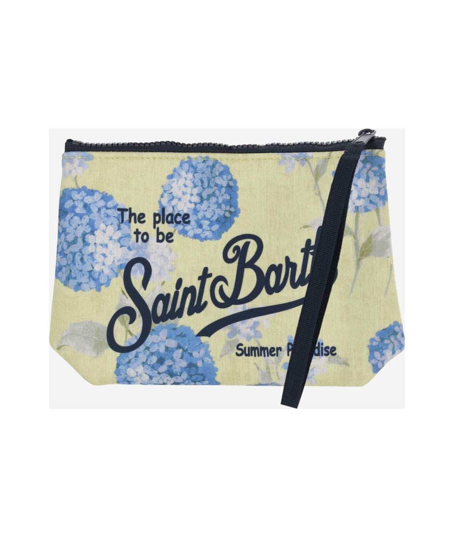 Scuba Clutch Bag With Floral Print | Italist.com US