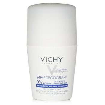 Vichy24Hr Deodorant Dry Touch Roll-On (For Sensitive Skin) 50ml/1.69oz | Strawberrynet