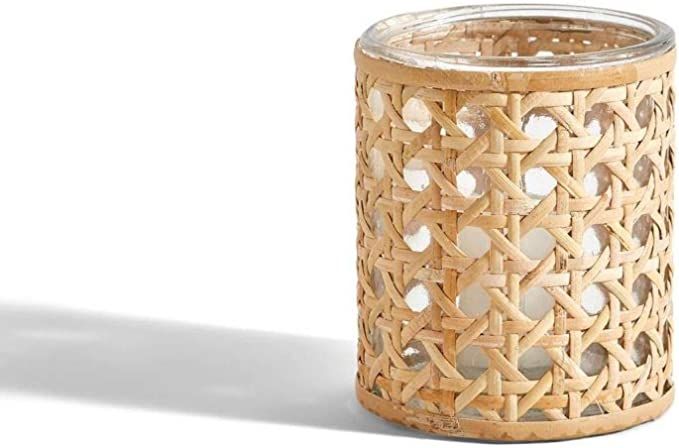 Two's Company Lumingnon Cane Webbing Candleholder/Vase | Amazon (US)