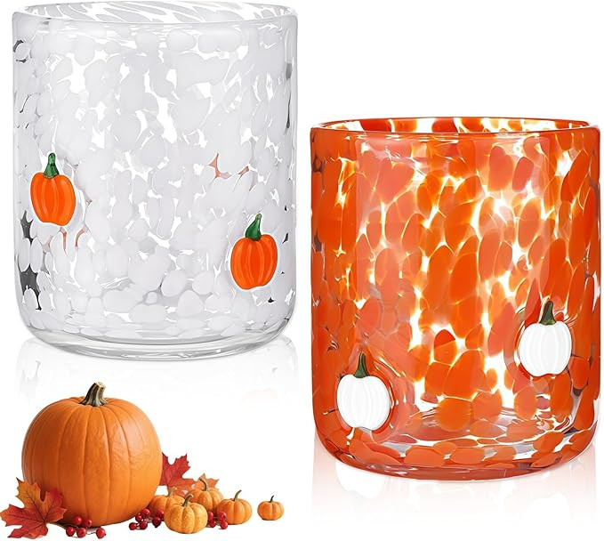 2025 New Icon Juice Glasses, Anthropologie Glassware, 14oz Icon Stemless Drinking Glasses Set, Id... | Amazon (US)