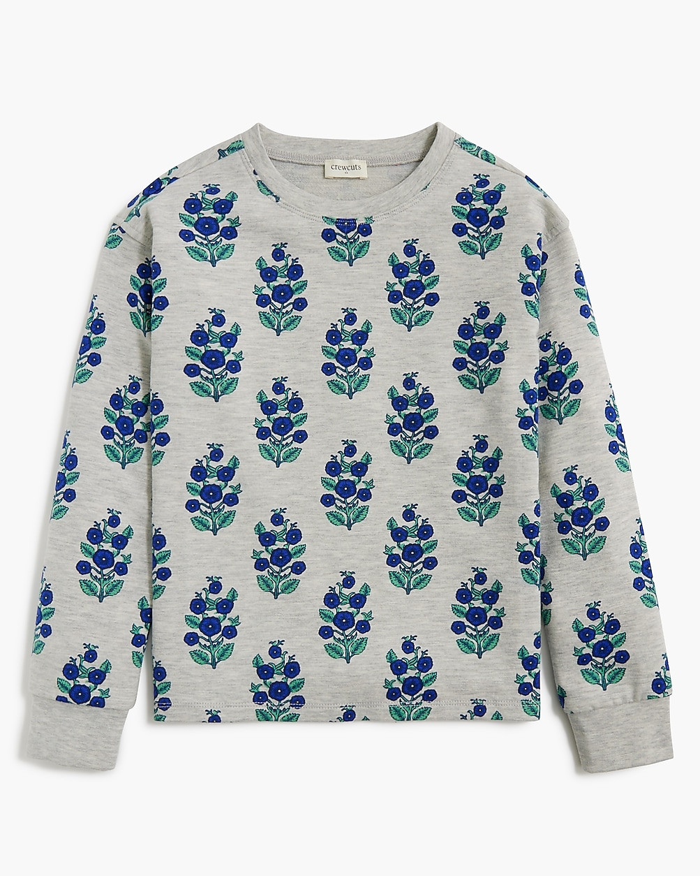 Girls' block-print sweatshirt | J.Crew Factory