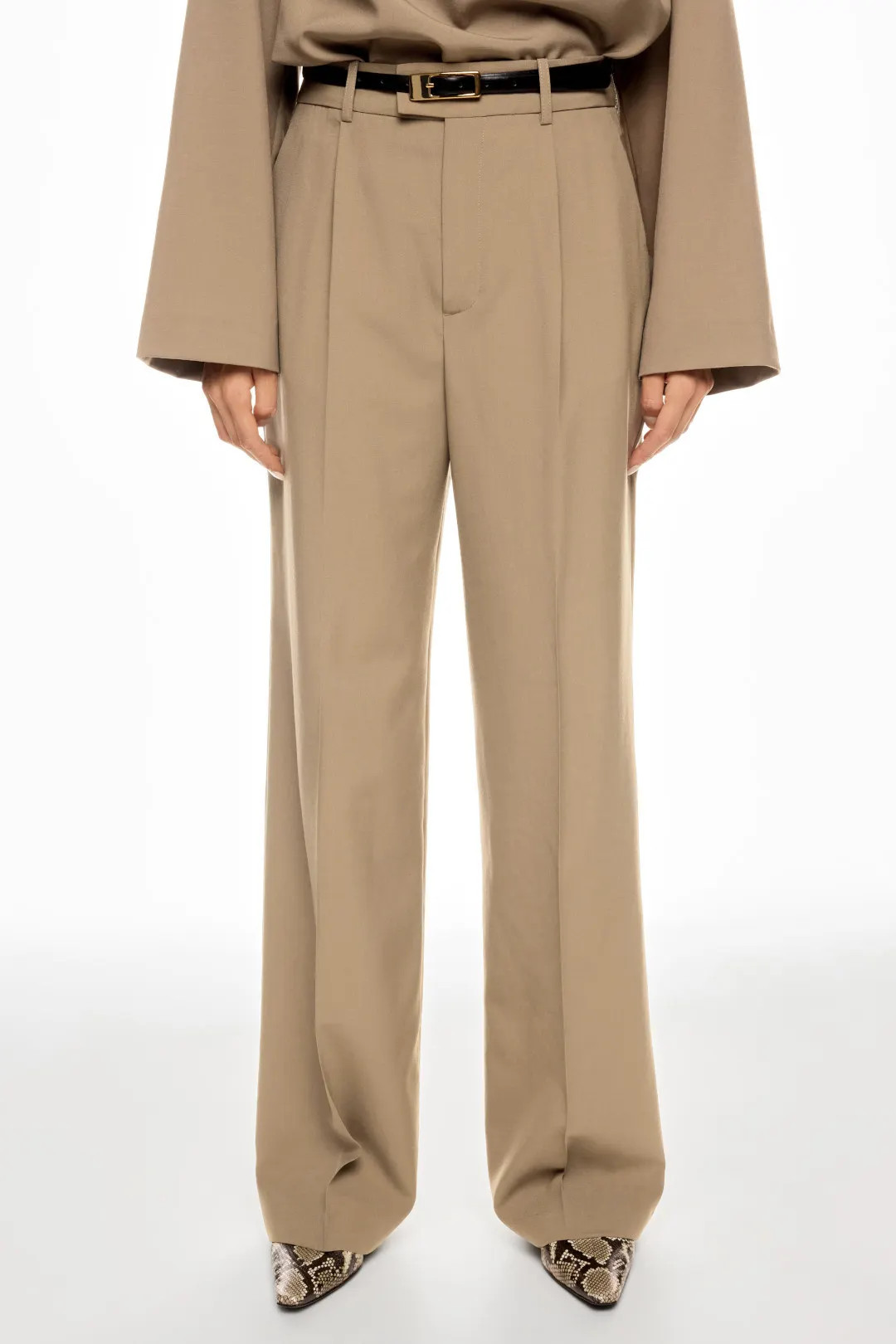 Wide Leg Pleated Pants | Rent the Runway