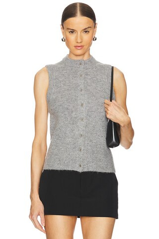 L'Academie by Marianna Krysten Sweater in Heather Grey from Revolve.com | Revolve Clothing (Global)