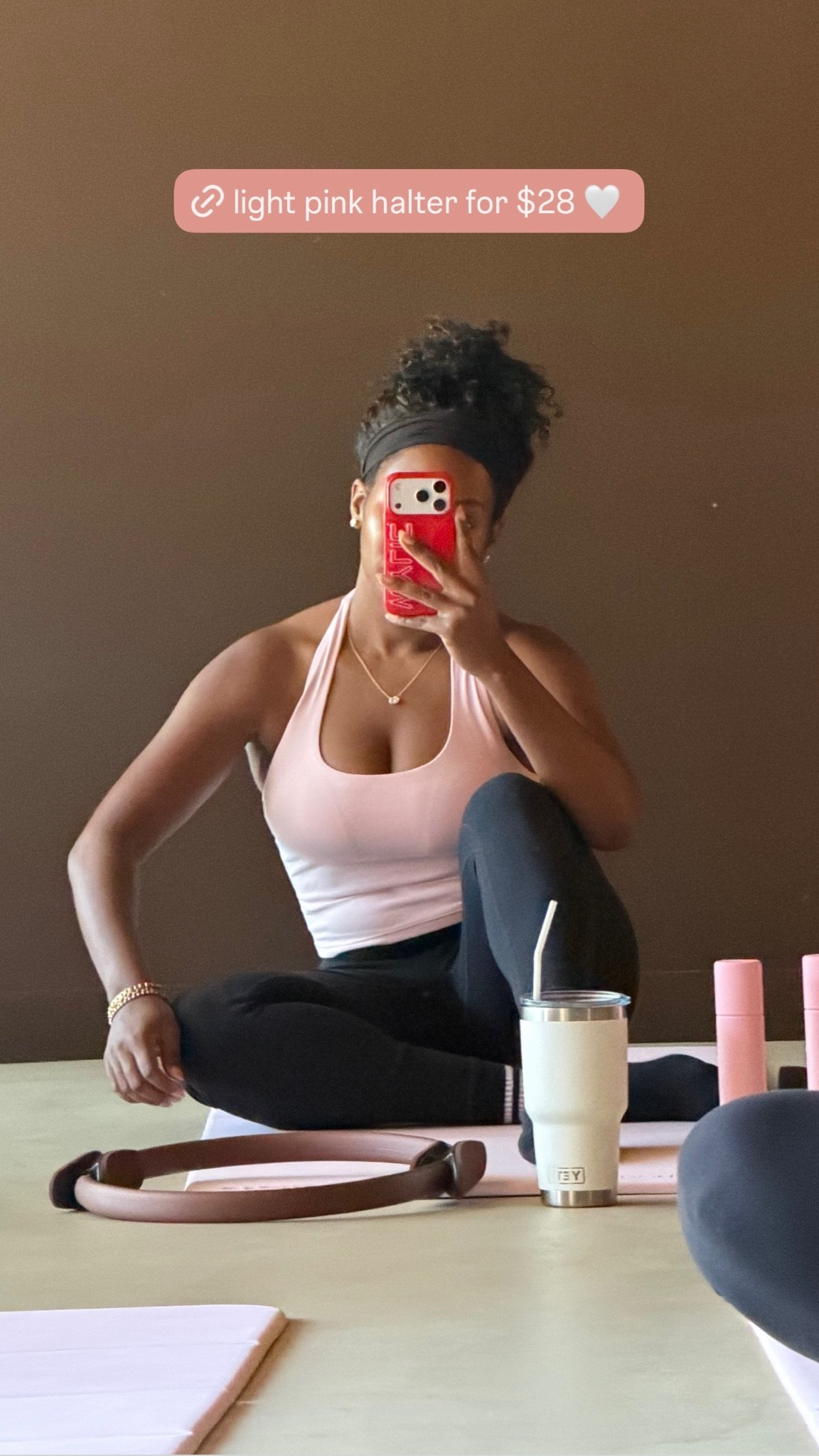 The perfect light pink halter workout top for an affordable price. It reminds me of alo yoga or CSB. I got a size medium. 

Workout clothes, workout top, Amazon workout, workout wear, loungewear, Whitney Wiley, affordable workout clothes, affordable fitness clothes, fitness top, fitness wear ￼

#LTKfitnessgoals #LTKActive #LTKootd