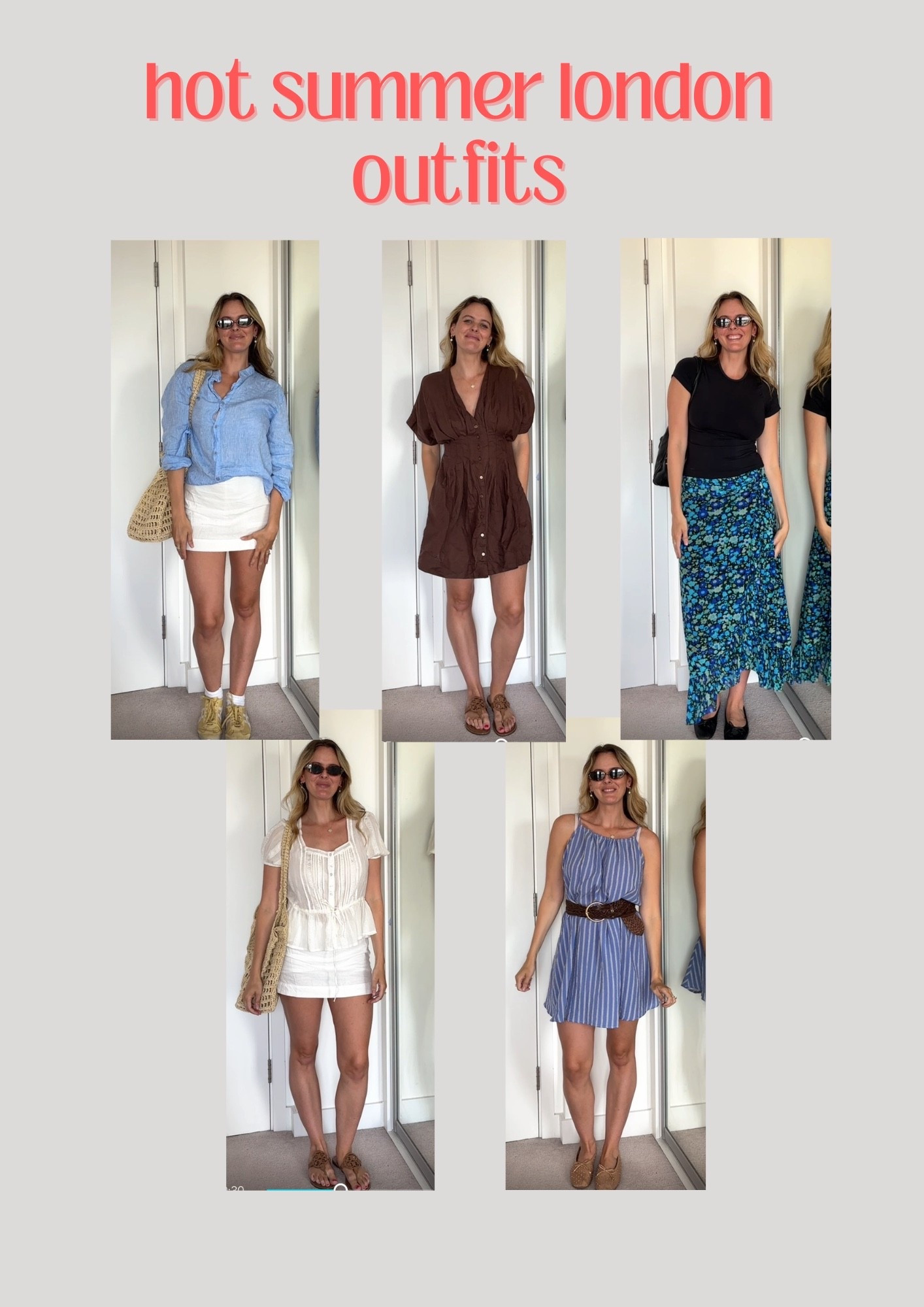 outfit ideas for your next trip to London for HOT weather!! 

#LTKtravel #LTKeurope #LTKsummer