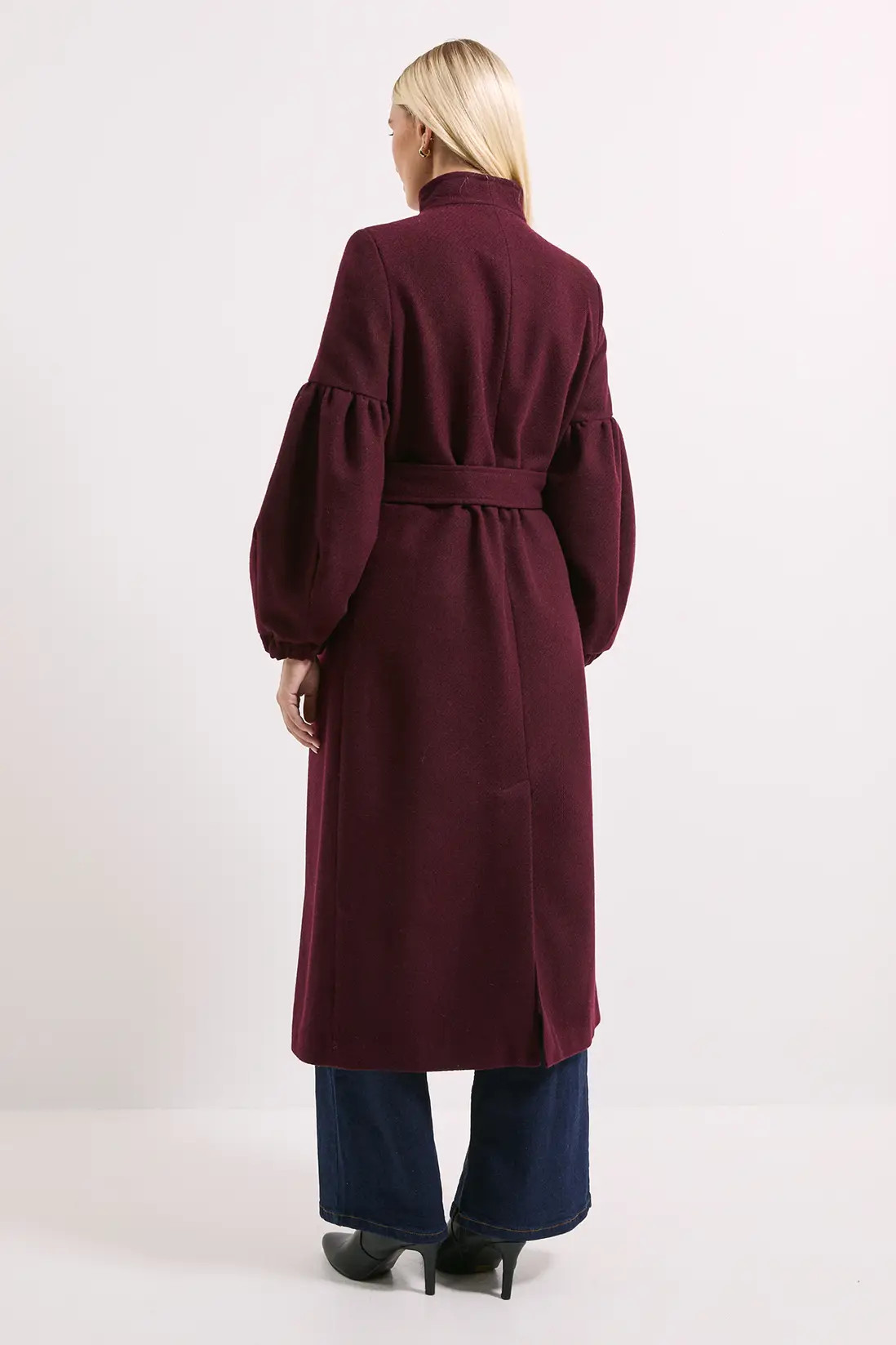 Principles by Wallis Balloon Sleeve Coat | boohoo (US & Canada)