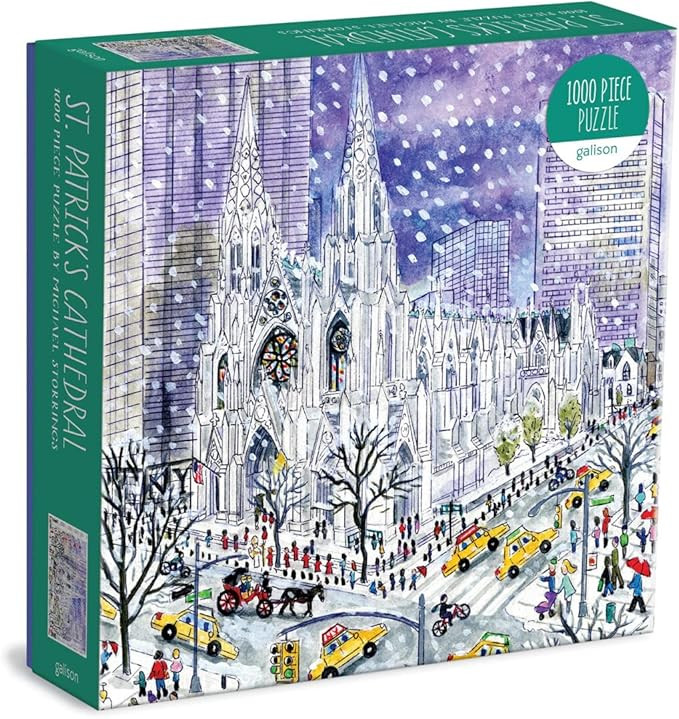 Galison Michael Storrings St. Patrick’s Cathedral Puzzle, 1000 Pieces, 27” x 20” – Diffic... | Amazon (US)
