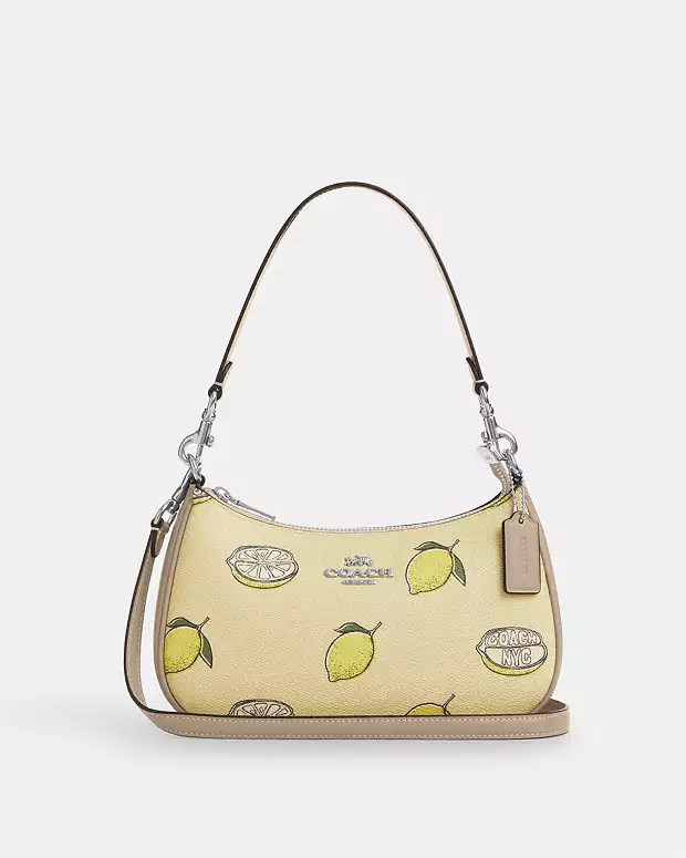 Teri Shoulder Bag With Lemon Print | Coach Outlet US