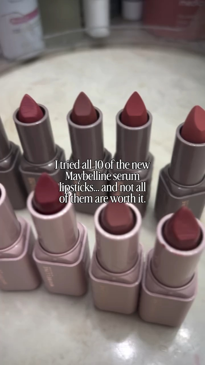 I tried all 10 so you don’t have to.

Not all of these are flattering—especially if you’re dealing with dryness, fine lines, or just want something easy.

✔️ lightweight + hydrating (actually comfortable)
✔️ better than traditional matte
❌ but some shades NEED liner or they’ll wash you out

I’m only keeping a few… and those are the ones worth your money.

Comment LINK and I’ll send you my top shades.