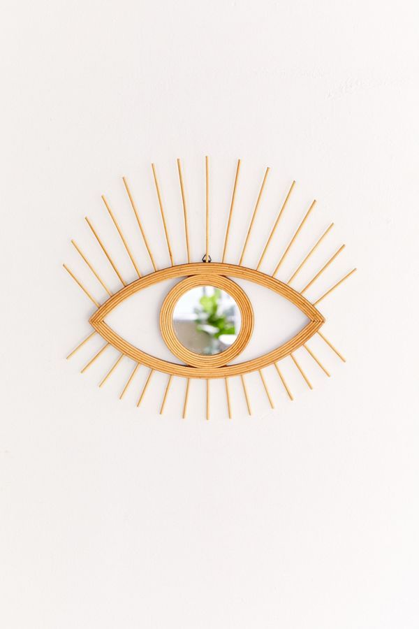 Rattan Eye Wall Mirror | Urban Outfitters (US and RoW)