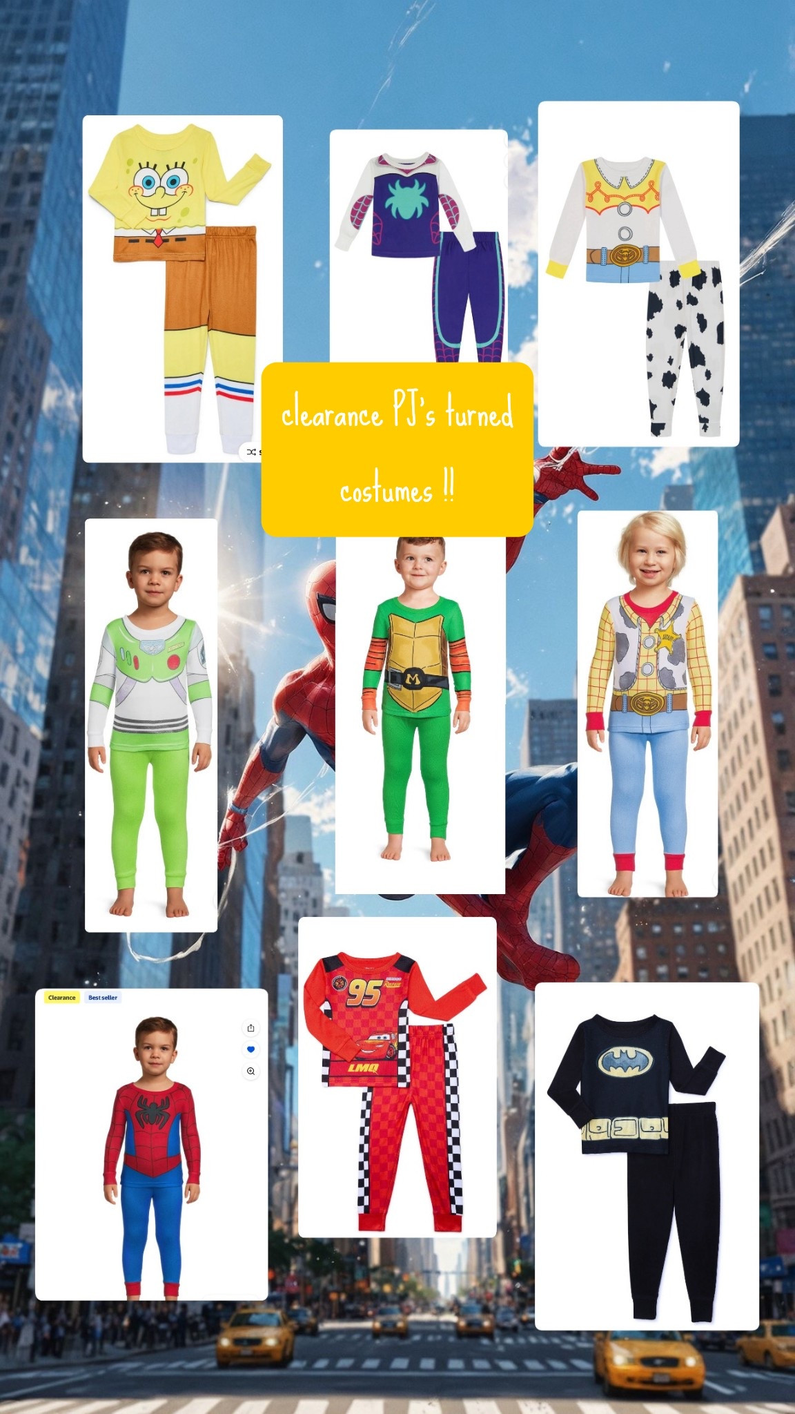 these soft touch PJ’s would make the cutest halloween costumes and some are even on clearance! just scored ours and all i’m gonna add is a mask, socks, and a watch to complete the look! #walmart #clearance #halloweencostumes #halloween #seasonal #fall #pajamas

#LTKBaby #LTKSeasonal #LTKKids