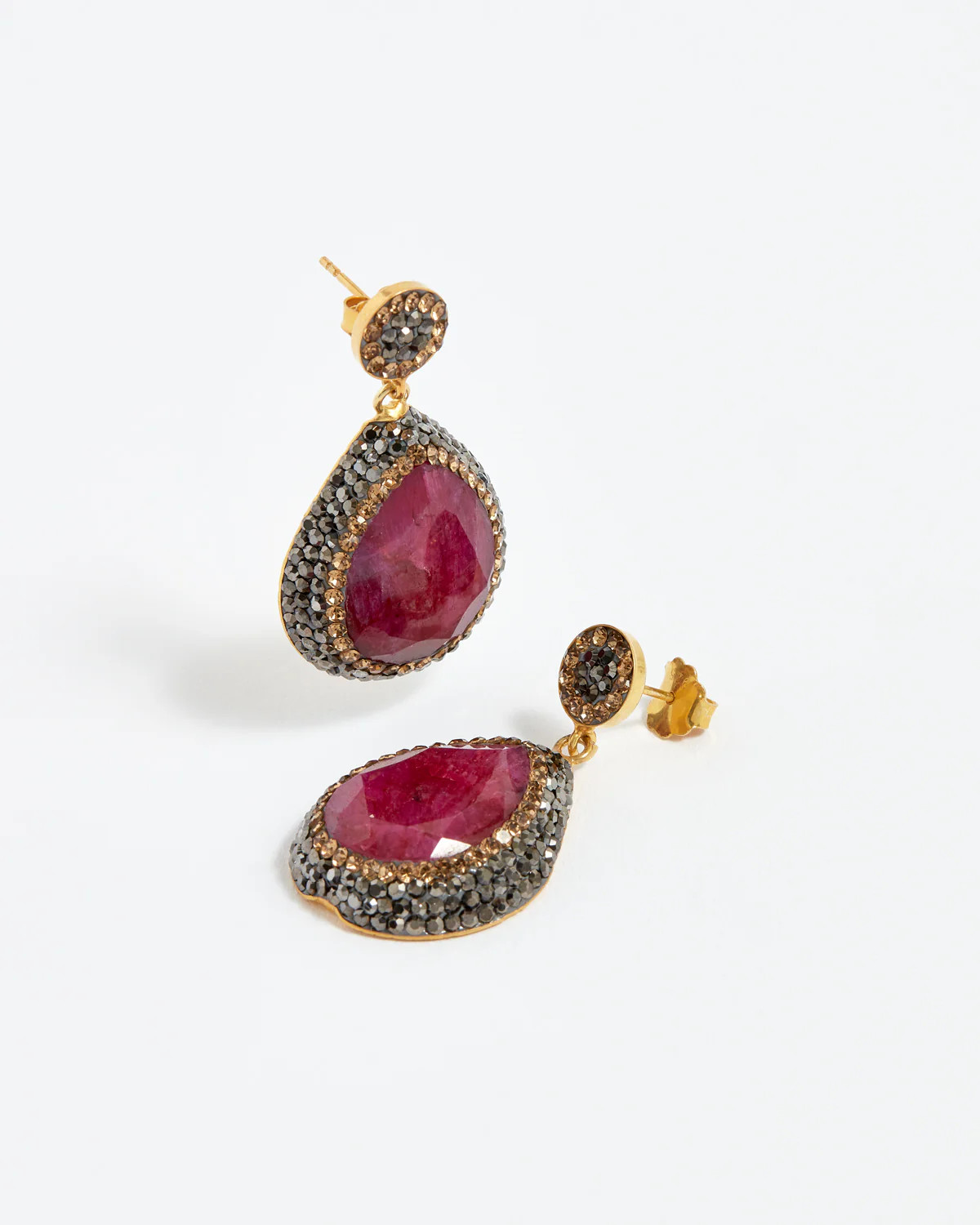 Ruby Earrings | Soru Jewellery
