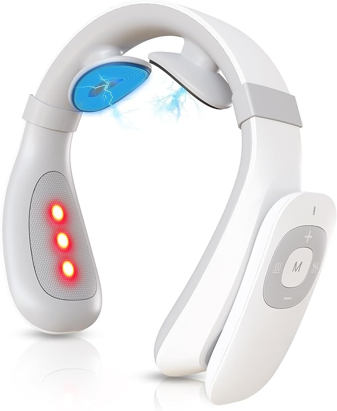 FORTHiQ Neck TENS Machine with Heat, Electric Neck Massager for Pain Relief, 15 Levels Deep Tissu... | Amazon (US)