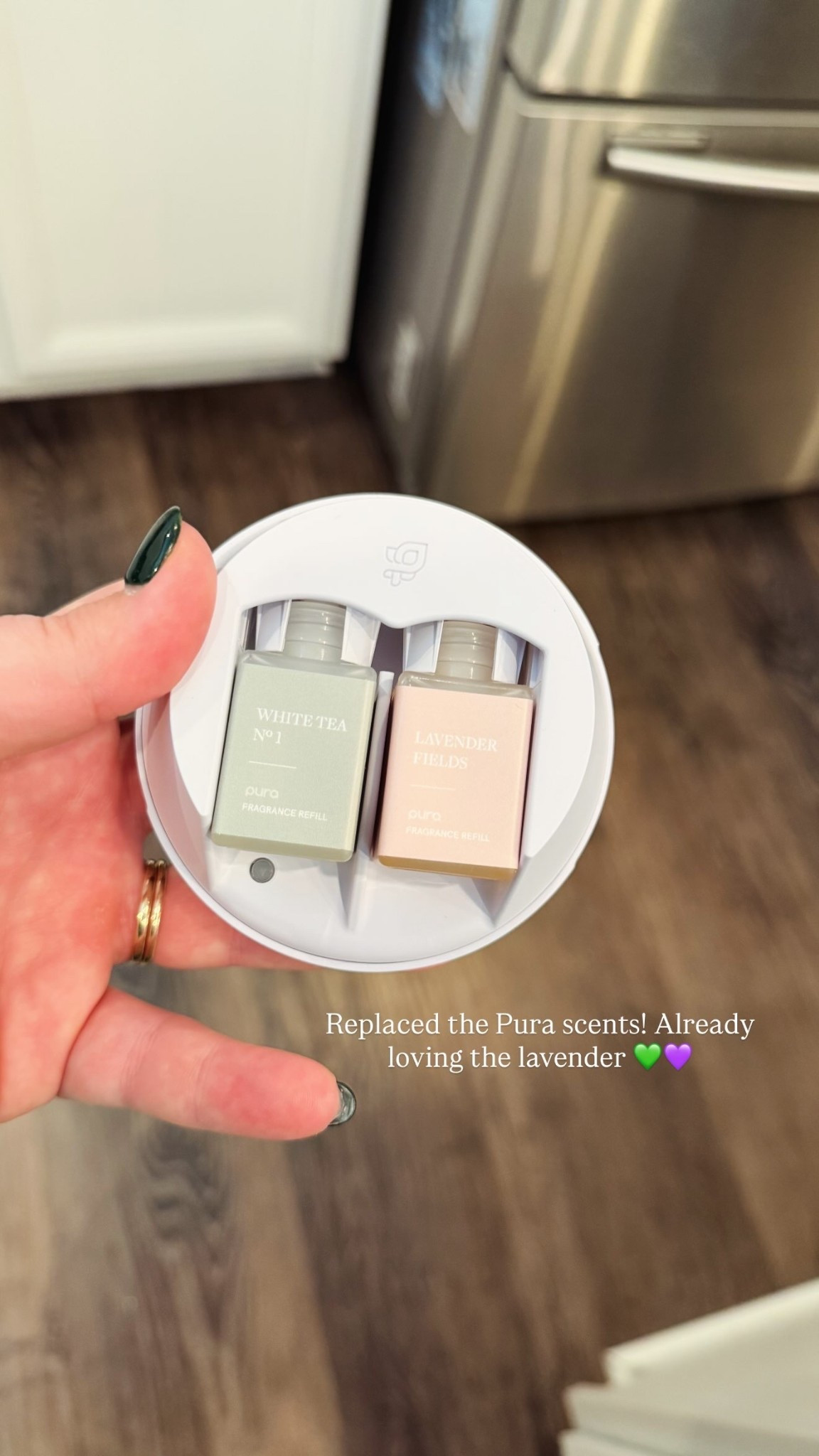Replaced the Pura scents! Already loving the lavender 💚💜

#LTKSeasonal #LTKHome #LTKselfcare