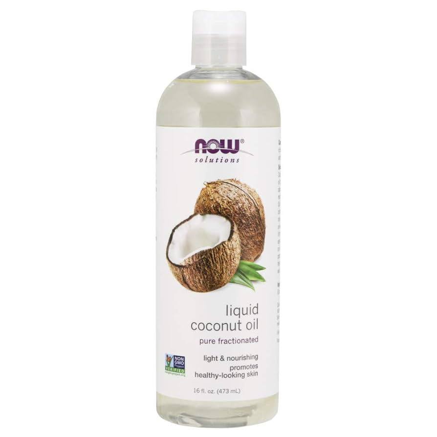 NOW Foods Solutions, Liquid Coconut Oil, Light and Nourishing, Promotes Healthy-Looking Skin and ... | Amazon (US)