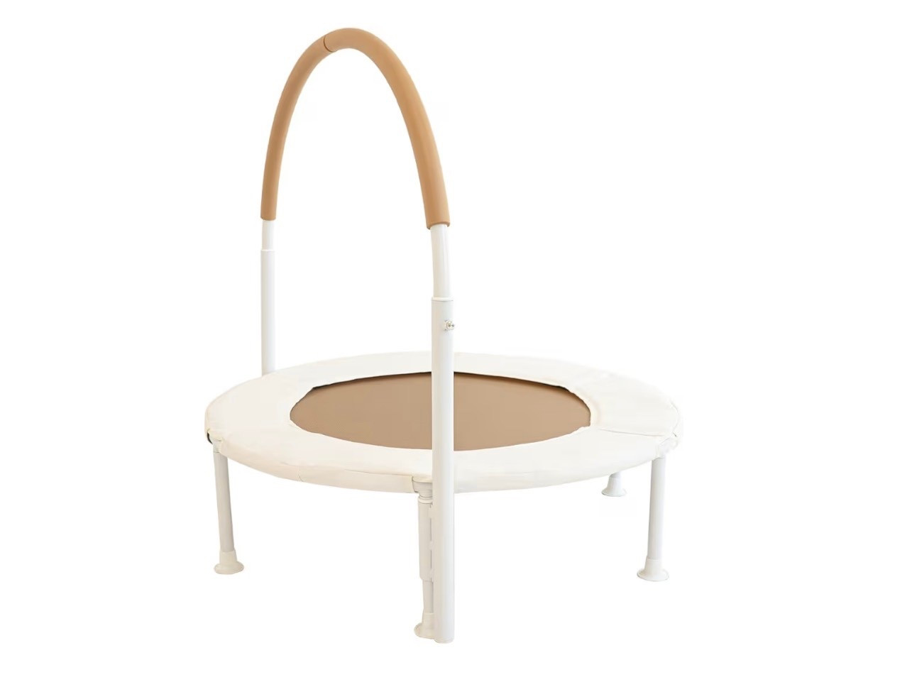 36" Kids and Toddler Mini Trampoline, Aesthetic Indoor and Outdoor Small Baby Trampoline with Removable Handle, Ultra Safe No-Gap Elastic Spring Design

#LTKKids #LTKBaby #LTKmomlife