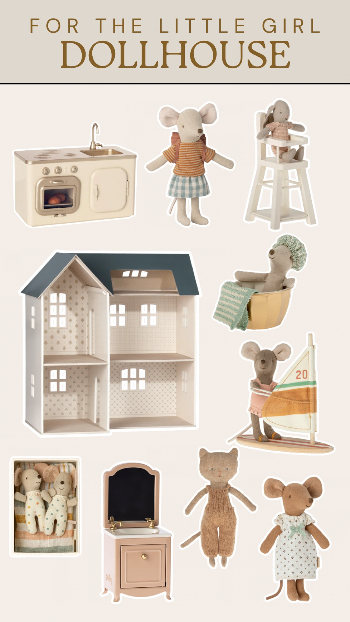 for the little girl in your life a dollhouse with dollhouse mice and furniture would be such an amazing gift that will be played with year round #mice #dollhouse #dollhousice #dollhousefurniture #maileg

#LTKkids #LTKfindsunder100 #LTKGiftGuide
