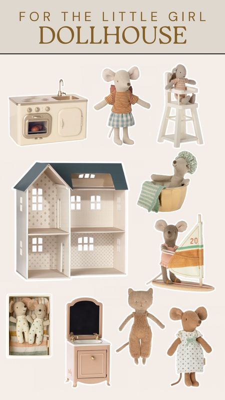 for the little girl in your life a dollhouse with dollhouse mice and furniture would be such an amazing gift that will be played with year round #mice #dollhouse #dollhousice #dollhousefurniture #maileg

#LTKkids #LTKfindsunder100 #LTKGiftGuide
