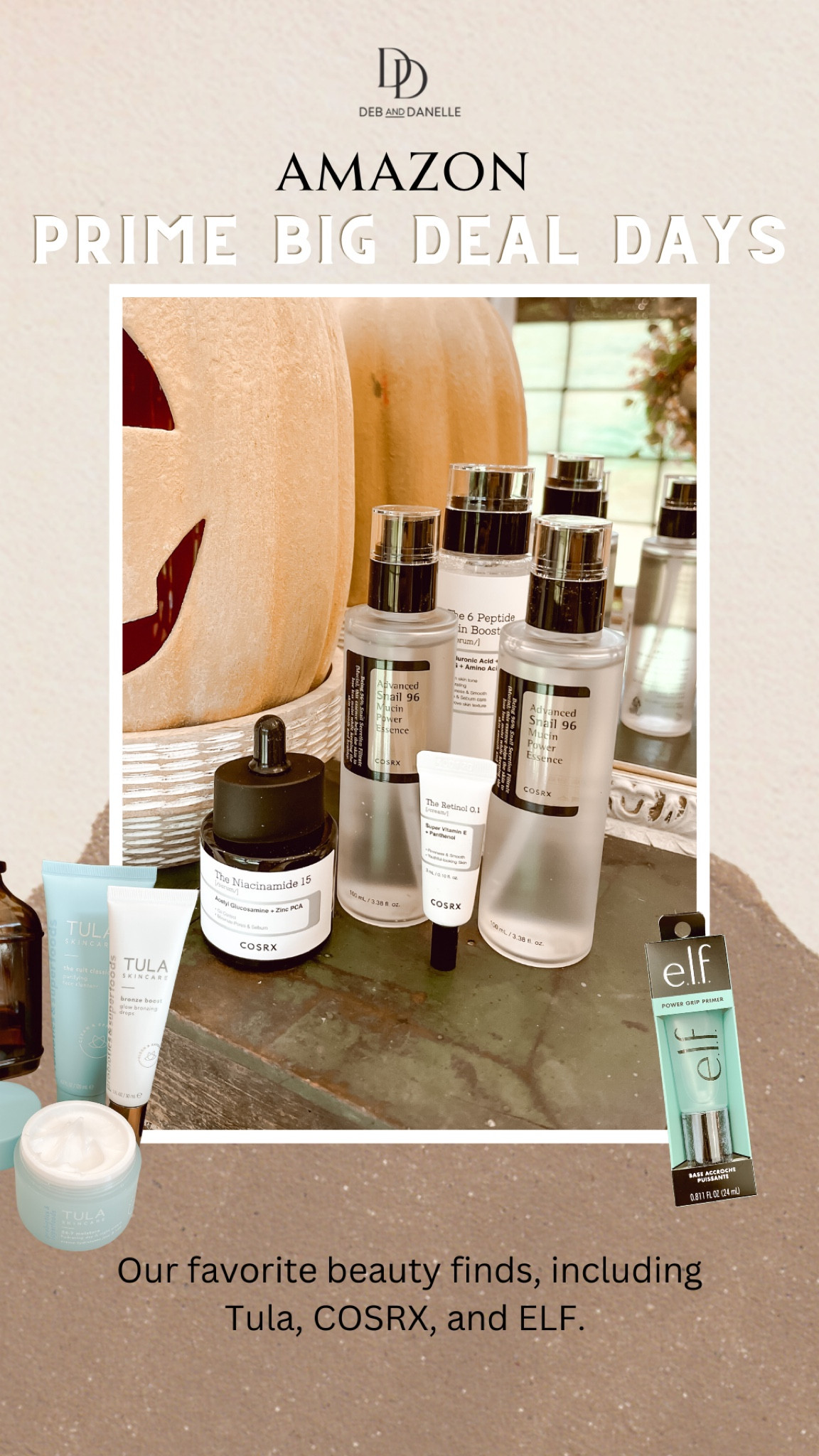 Here are a few of our favorite beauty items from the Amazon Prime Big Deal Days sale event. We stocked up on items from Tula and are finally trying some products from COSRX. I also grabbed a primer from elf that had a grippy texture that helps your foundation and other makeup cling nicely to your skin. 

#LTKxPrimeDay #LTKBeauty #LTKSaleAlert